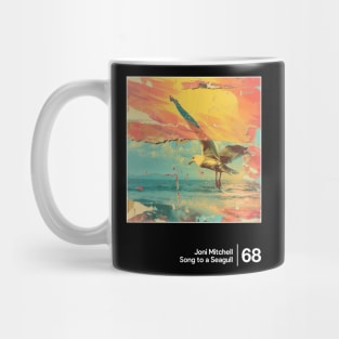 Song to a Seagull - Original Minimalist Graphic Fan Artwork Mug